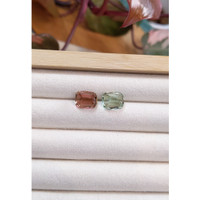9.86&nbsp;Ct.Tw.Total Carat Weight Tourmaline Pair from Mozambique Life Style