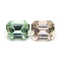 9.68 Ct.Tw.Total Carat Weight Tourmaline Pair from Mozambique Video