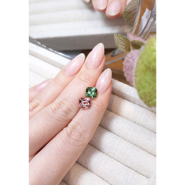 4.00 Ct.Tw. Tourmaline Pair from Mozambique