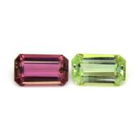 1.50 Ct.Tw.Total Carat Weight Tourmaline Pair from Mozambique Video