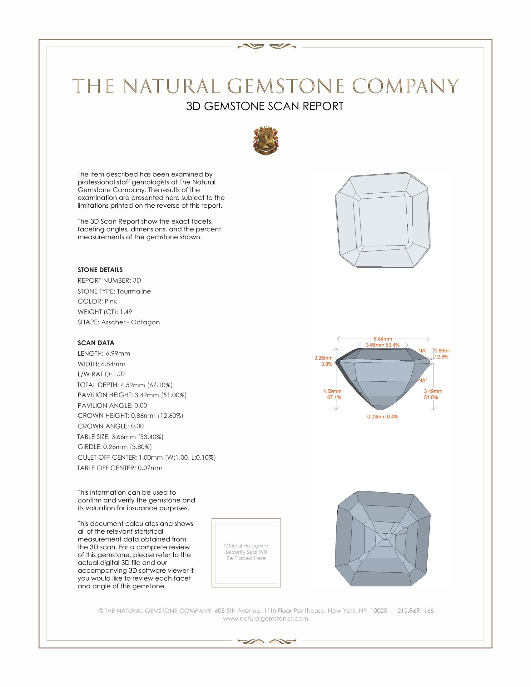 3.07 Ct.Tw. Tourmaline Pair from Mozambique