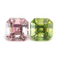 3.38 Ct.Tw.Total Carat Weight Tourmaline Pair from Mozambique Video