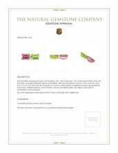 2.94&nbsp;Ct.Tw.Total Carat Weight Tourmaline Pair from Mozambique Appraisal