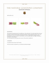 2.94 Ct.Tw.Total Carat Weight Tourmaline Pair from Mozambique Appraisal