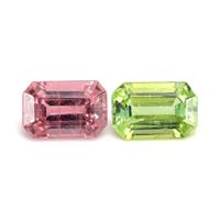 2.94 Ct.Tw.Total Carat Weight Tourmaline Pair from Mozambique Video