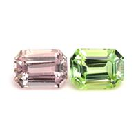 2.03 Ct.Tw.Total Carat Weight Tourmaline Pair from Mozambique Video