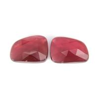 11.90 Ct.Tw.Total Carat Weight Rubellite Tourmaline Pair from Brazil Video