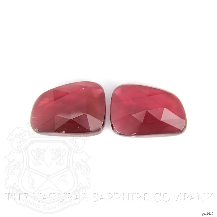 11.90 Ct.Tw. Rubellite Tourmaline Pair from Brazil