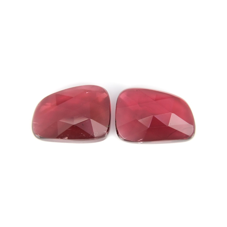11.90 Ct.Tw. Rubellite Tourmaline Pair from Brazil