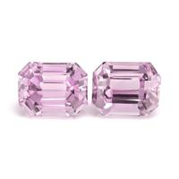 6.28 Ct.Tw.Total Carat Weight Kunzite Pair from Afghanistan Video