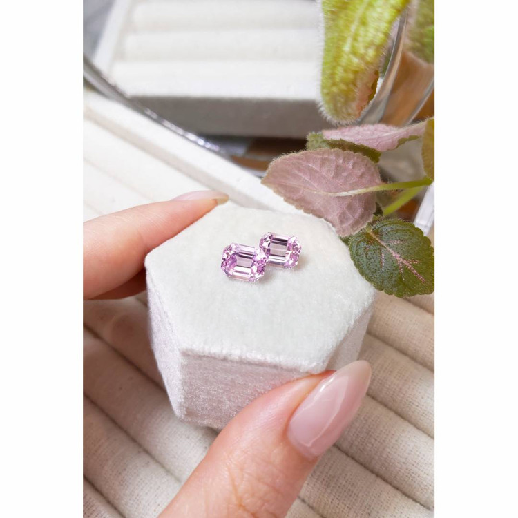 6.28 Ct.Tw. Kunzite Pair from Afghanistan