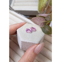 6.28&nbsp;Ct.Tw.Total Carat Weight Kunzite Pair from Afghanistan Life Style