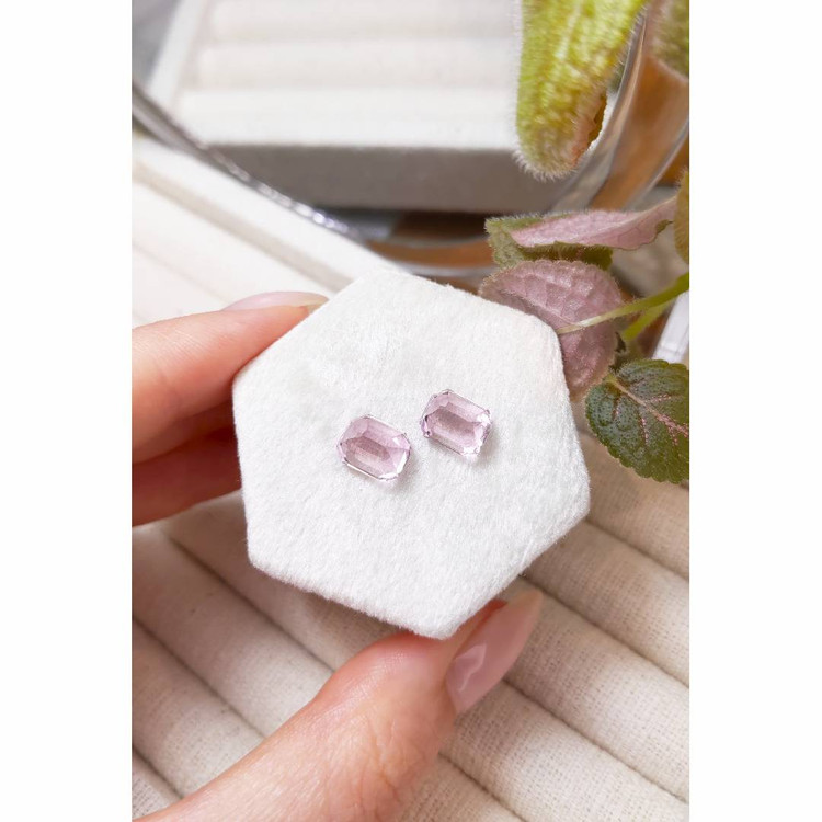 6.28 Ct.Tw. Kunzite Pair from Afghanistan