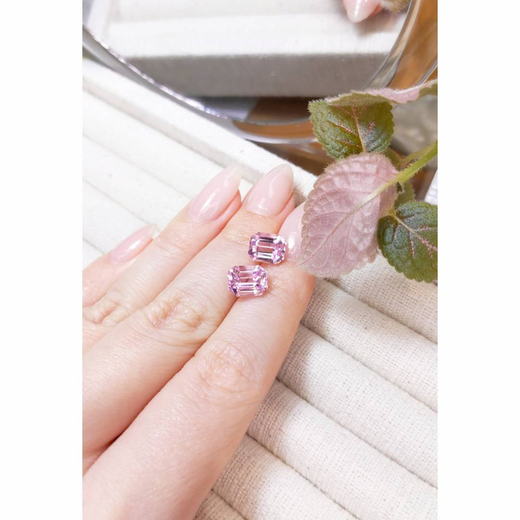 6.28 Ct.Tw. Kunzite Pair from Afghanistan