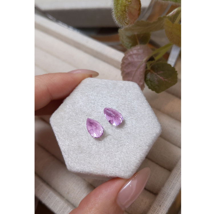 5.18 Ct.Tw. Kunzite Pair from Afghanistan