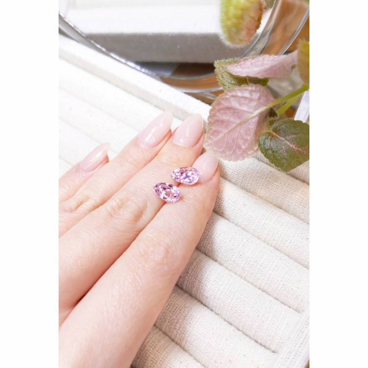 5.18 Ct.Tw. Kunzite Pair from Afghanistan