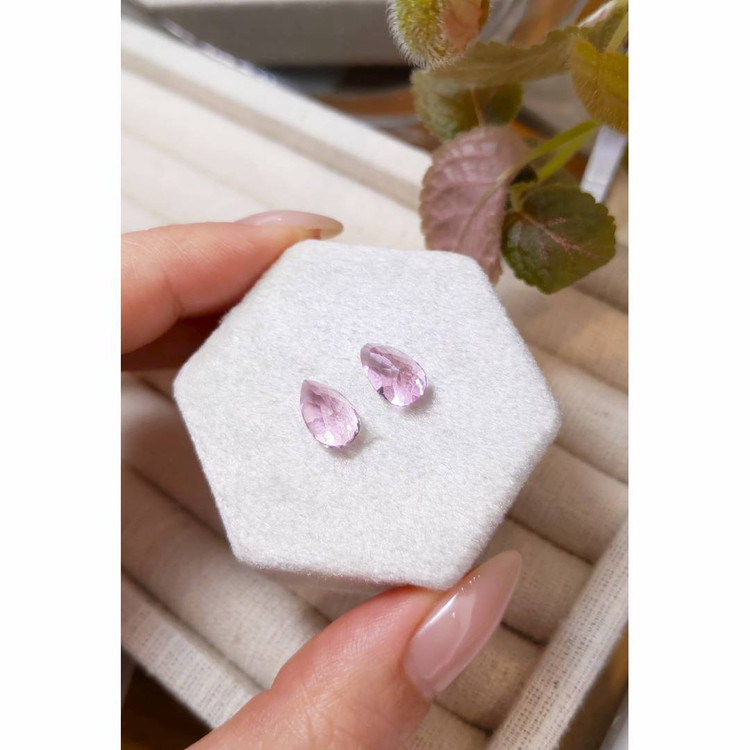 5.18 Ct.Tw. Kunzite Pair from Afghanistan