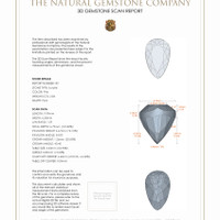 5.18 Ct.Tw.Total Carat Weight Kunzite Pair from Afghanistan 3 D Scan Report