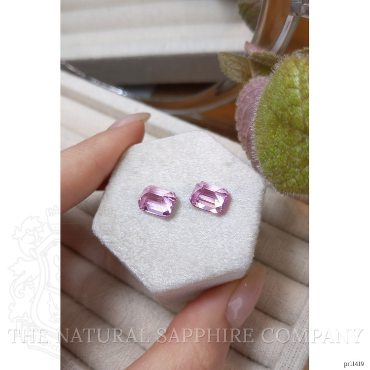 8.67 Ct.Tw. Kunzite Pair from Afghanistan