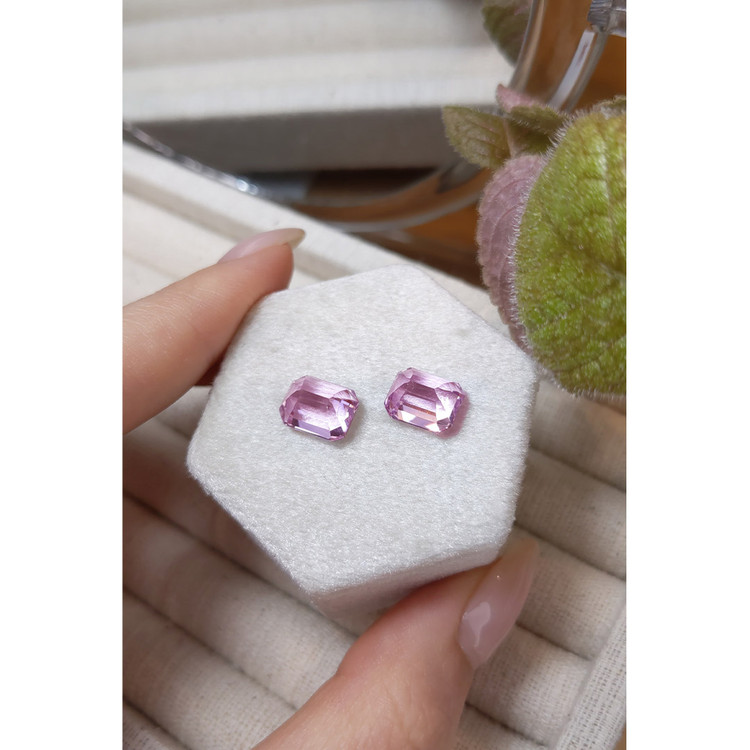 8.67 Ct.Tw. Kunzite Pair from Afghanistan