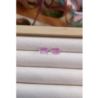 4.32 Ct.Tw.Total Carat Weight Kunzite Pair from Afghanistan Life Style