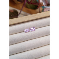 4.32 Ct.Tw.Total Carat Weight Kunzite Pair from Afghanistan Life Style