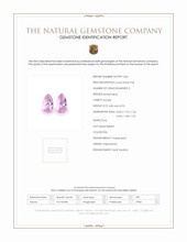 9.79 Ct.Tw.Total Carat Weight Kunzite Pair from Afghanistan Scan Report