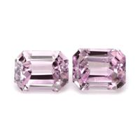 7.14&nbsp;Ct.Tw.Total Carat Weight Kunzite Pair from Afghanistan Video