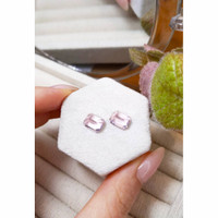 7.14 Ct.Tw.Total Carat Weight Kunzite Pair from Afghanistan Life Style