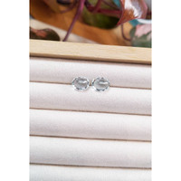 5.35 Ct.Tw.Total Carat Weight Aquamarine Pair from Brazil Life Style