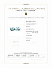 4.94 Ct.Tw.Total Carat Weight Aquamarine Pair from Brazil Scan Report