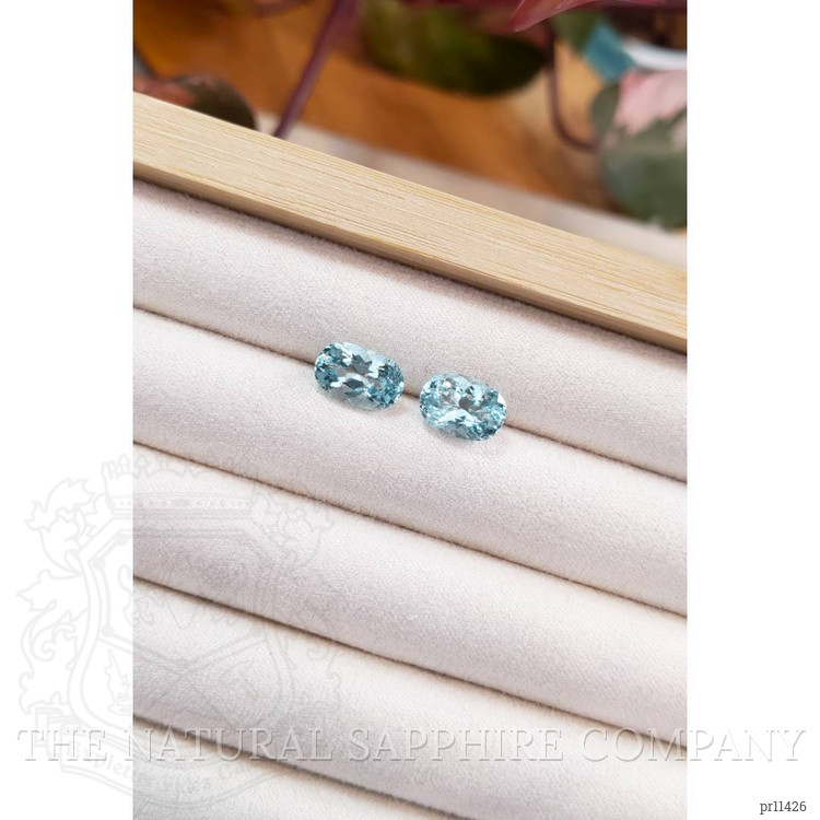 4.94 Ct.Tw. Aquamarine Pair from Brazil