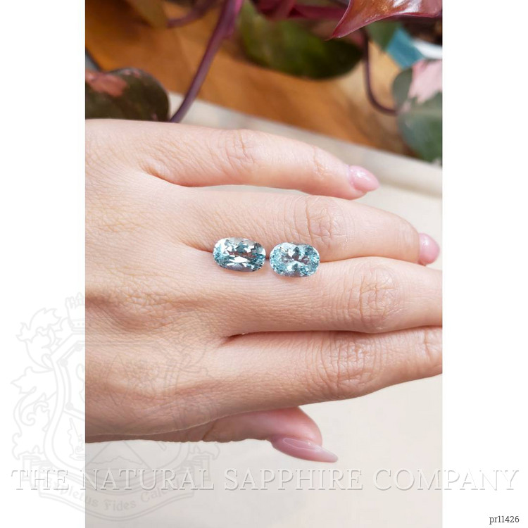 4.94 Ct.Tw. Aquamarine Pair from Brazil