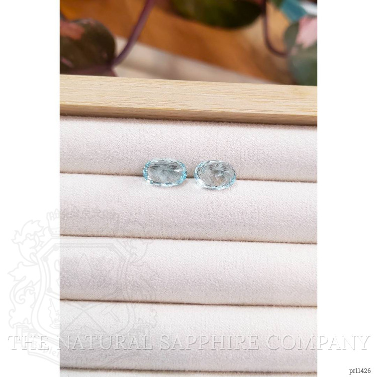4.94 Ct.Tw. Aquamarine Pair from Brazil