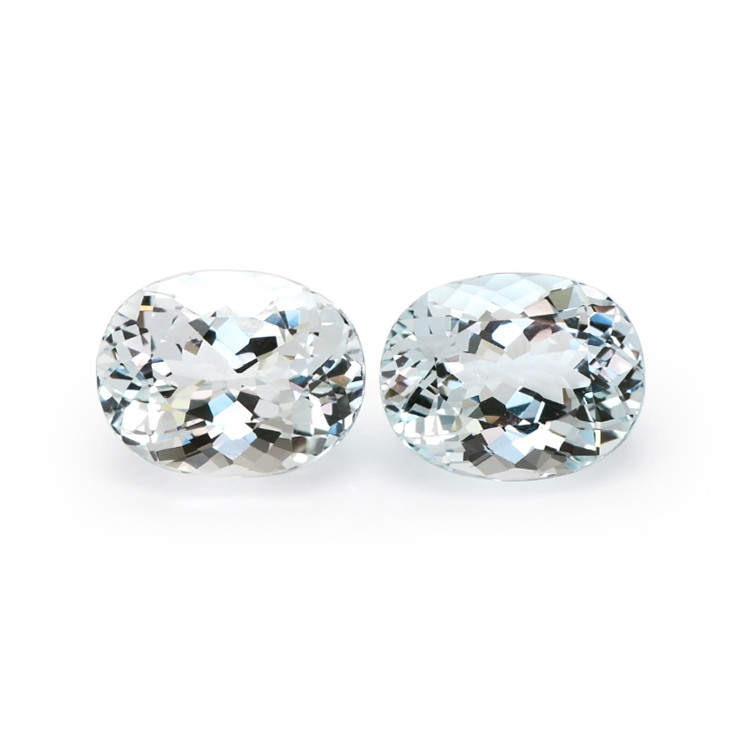 9.65 Ct.Tw. Aquamarine Pair from Brazil