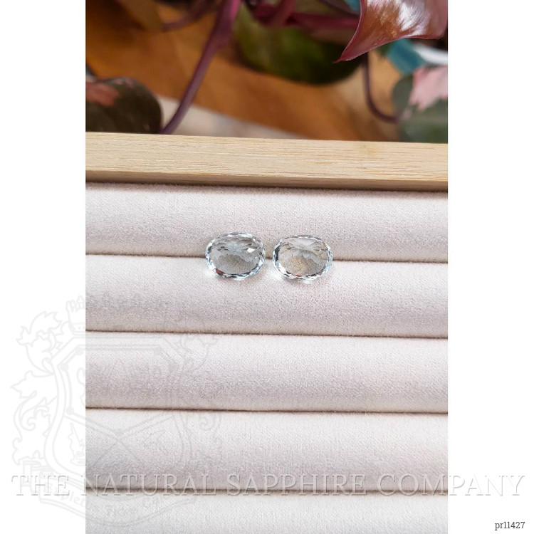 9.65 Ct.Tw. Aquamarine Pair from Brazil