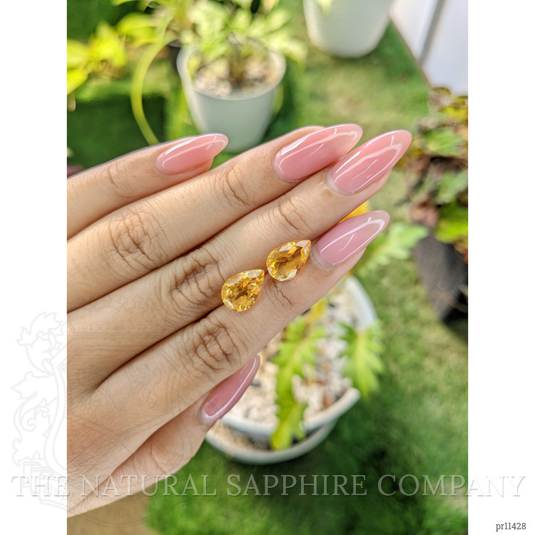 4.72 Ct.Tw. Citrine Pair from Brazil