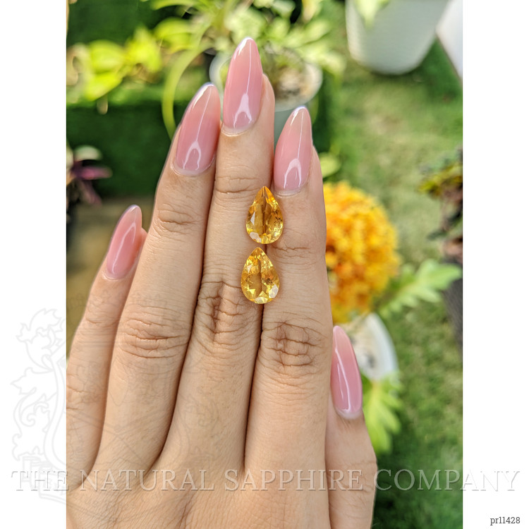 4.72 Ct.Tw. Citrine Pair from Brazil
