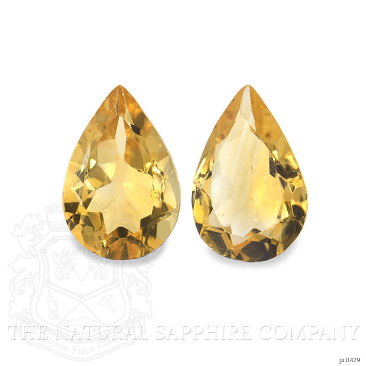 4.38 Ct.Tw. Citrine Pair from Brazil