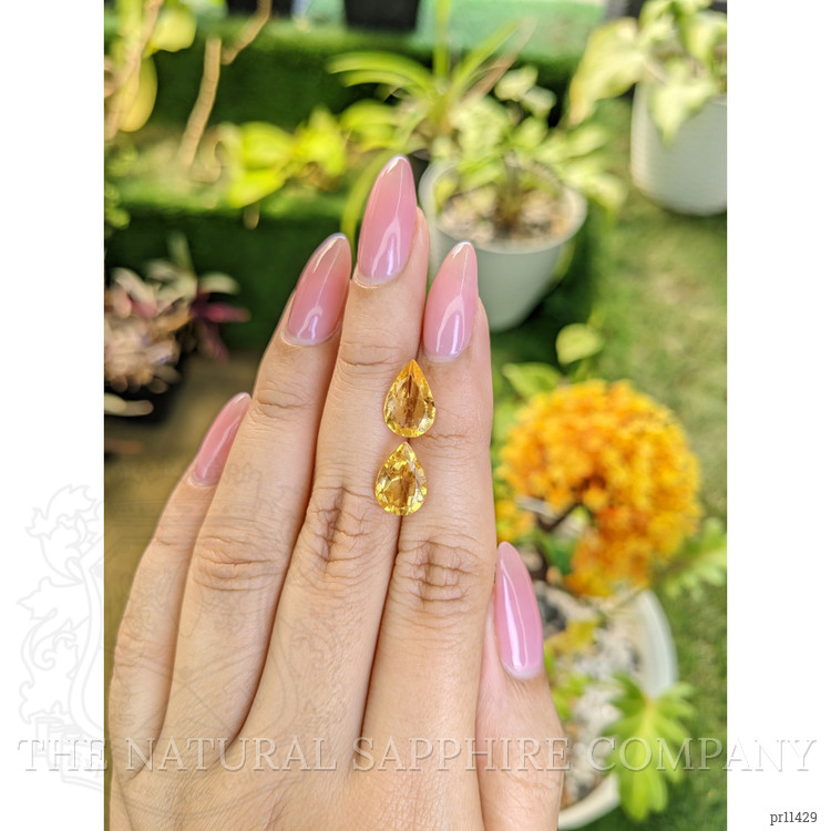 4.38 Ct.Tw. Citrine Pair from Brazil