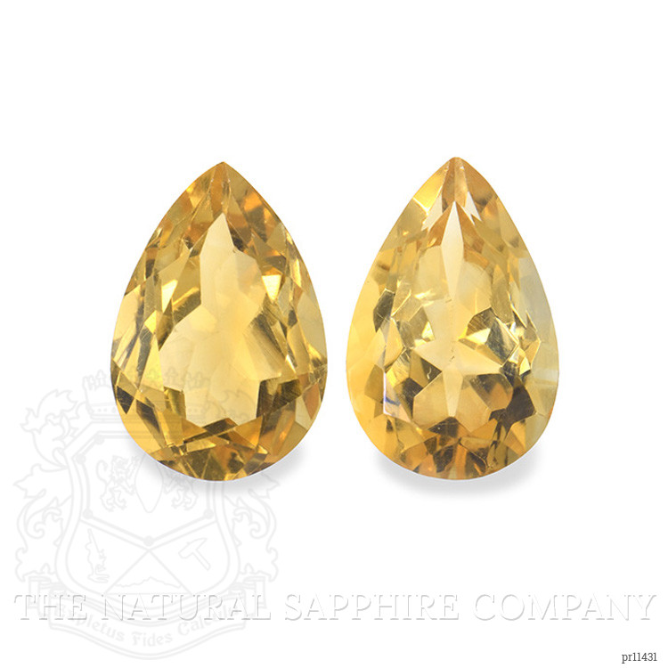 5.68 Ct.Tw. Citrine Pair from Brazil