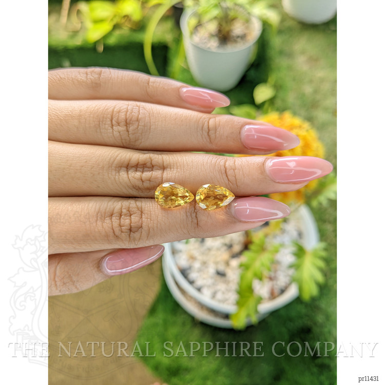 5.68 Ct.Tw. Citrine Pair from Brazil