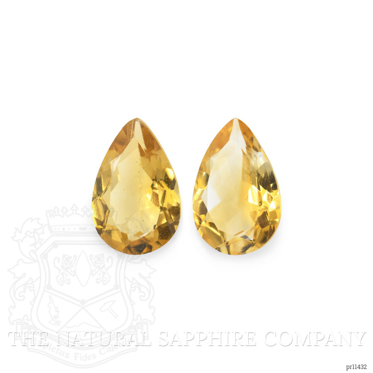 4.84 Ct.Tw. Citrine Pair from Brazil