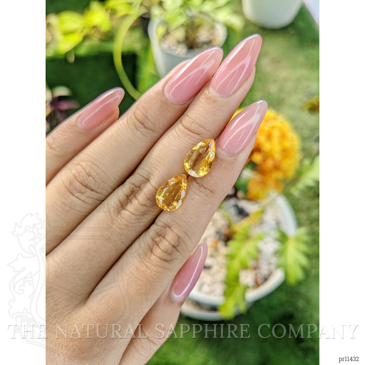 4.84 Ct.Tw. Citrine Pair from Brazil