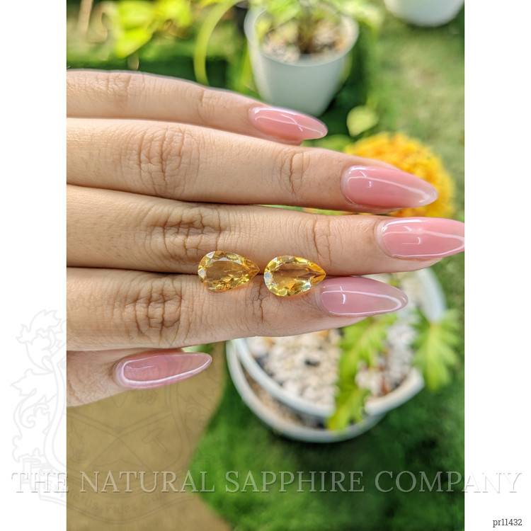 4.84 Ct.Tw. Citrine Pair from Brazil