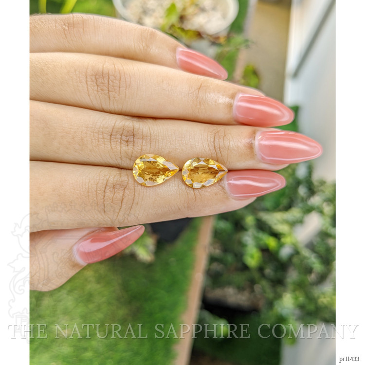 5.51 Ct.Tw. Citrine Pair from Brazil