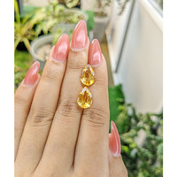 5.51 Ct.Tw.Total Carat Weight Citrine Pair from Brazil Life Style