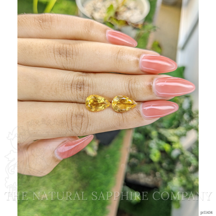 5.32 Ct.Tw. Citrine Pair from Brazil