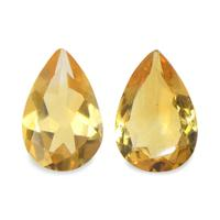 4.71 Ct.Tw. Pear Citrine Pair