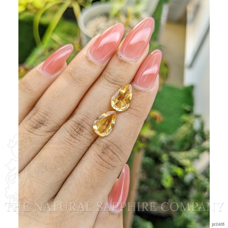 4.71 Ct.Tw. Citrine Pair from Brazil